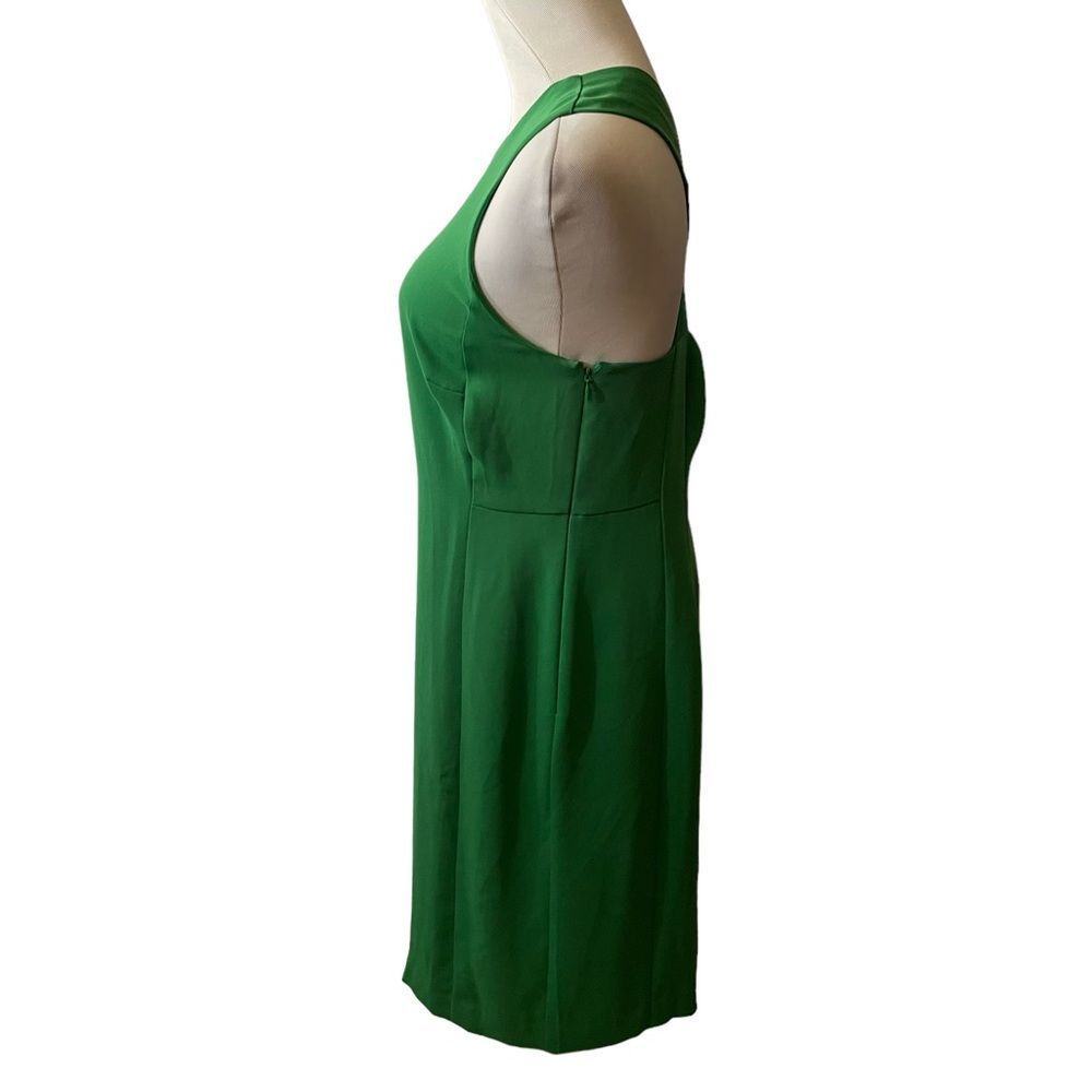 Ann Taylor Emerald Green Criss Cross Back Dress Size 6 NWT - Picture 4 of 7